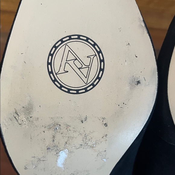 Like new Adrienne Vittadini Black Suede Mules - Picture 11 of 16